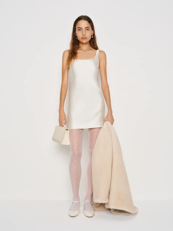 Elinda Dress - Pearl